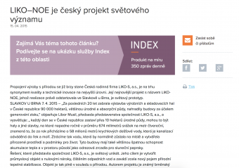 LIKO–NOE je český projekt světového významu